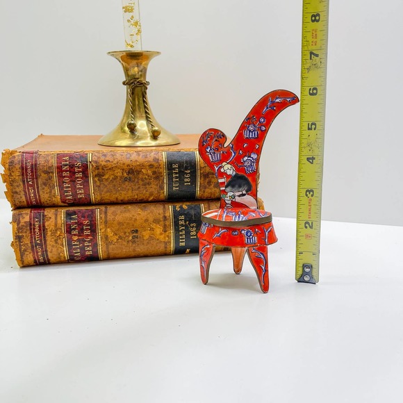 Empress Arts Enamal mini Chair with hidden storeage - Picture 4 of 8